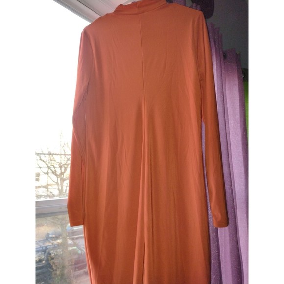 Fashion Nova High-Necked Long Sleeve Bodycon Dress Size 1X #New - Picture 3 of 5